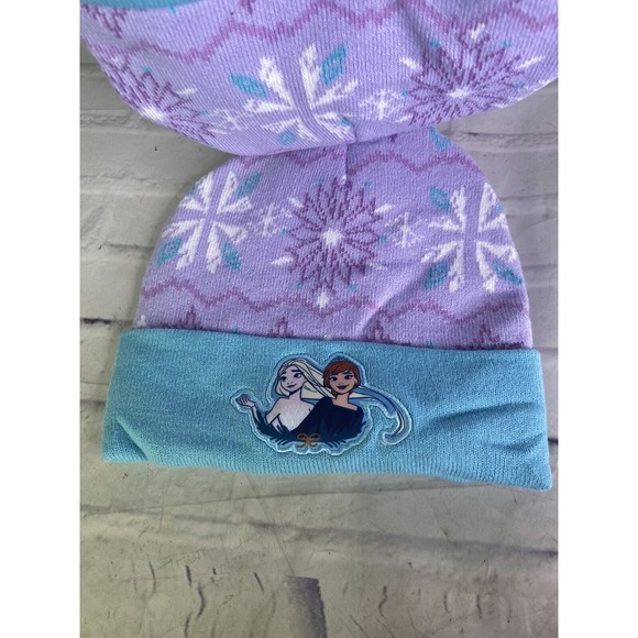 Disney Frozen 2 Elsa Anna Mommy and Me Matching Beanie Hat Cap Set Womens Kids main image 4